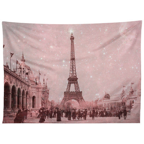 Bianca Green Stardust Covering Vintage Paris Tapestry