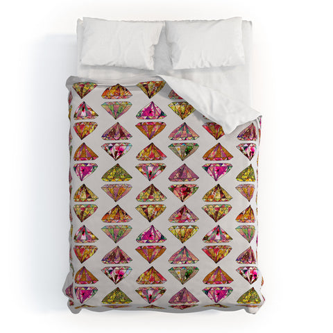Bianca Green These Diamonds Are Forever Duvet Cover
