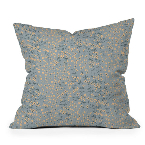 BlueLela Seamless pattern design Outdoor Throw Pillow