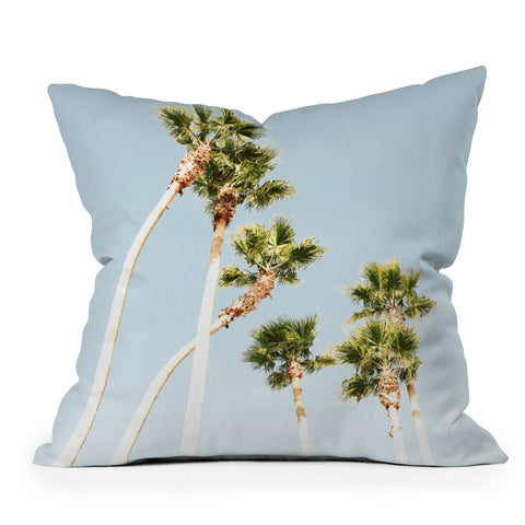 Bree Madden Beach Palms Outdoor Throw Pillow