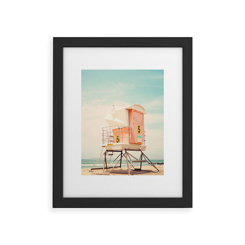Bree Madden Beach Tower 5 Framed Art Print