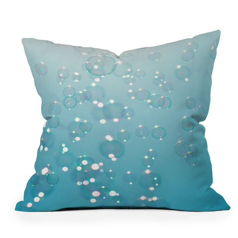 Bree Madden Bubbles In The Sky Outdoor Throw Pillow