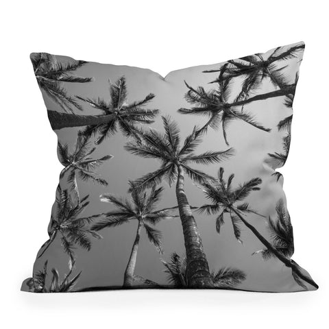 Bree Madden BW Palms Outdoor Throw Pillow
