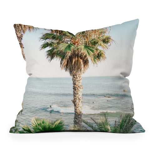 Bree Madden Cali Surf Outdoor Throw Pillow