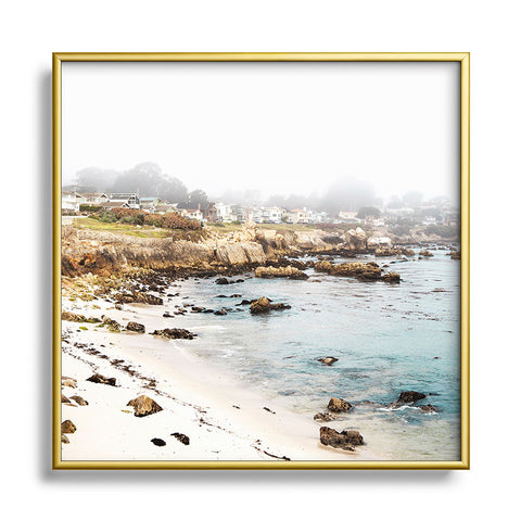 Bree Madden Coastal Monterey Square Metal Framed Art Print