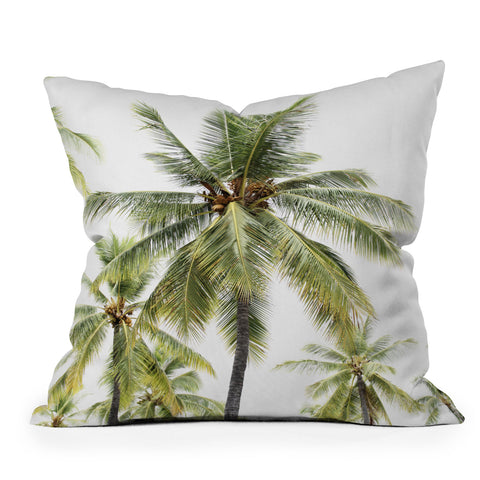 Bree Madden Coconut Palms Outdoor Throw Pillow