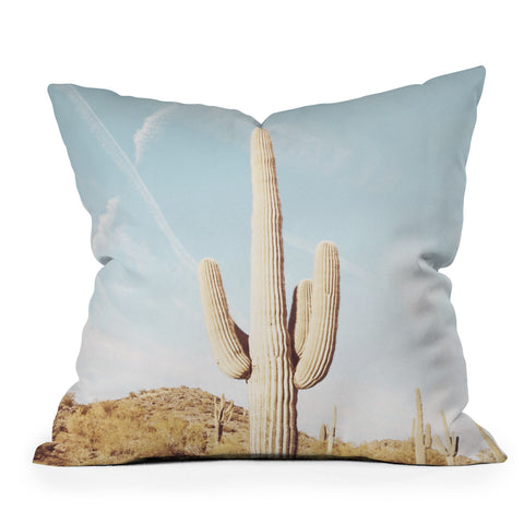 Bree Madden Desert Saguaro Outdoor Throw Pillow