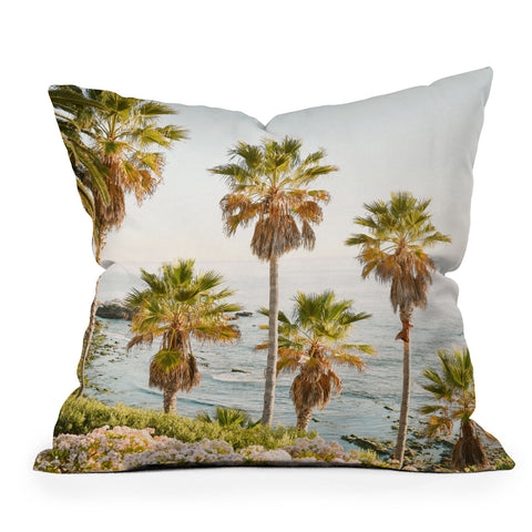 Bree Madden Floral Palms Outdoor Throw Pillow