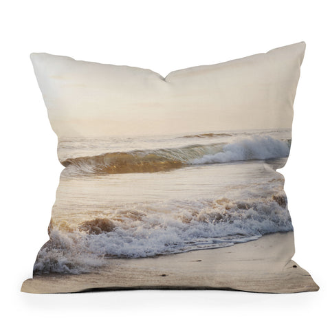 Bree Madden Golden Waves Outdoor Throw Pillow