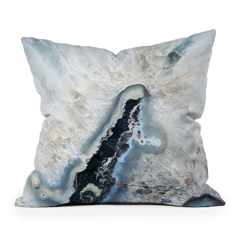 Bree Madden Ice Crystals Outdoor Throw Pillow