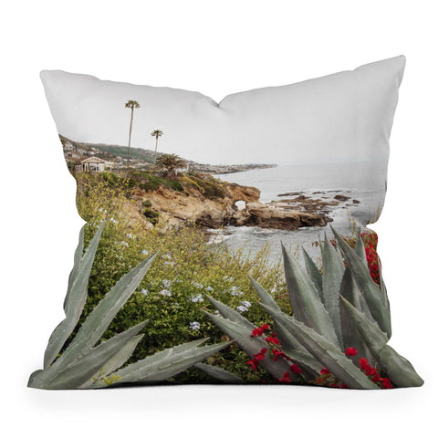 Bree Madden Laguna Beach Cove Outdoor Throw Pillow