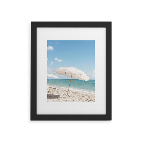 Bree Madden Miami Umbrella Framed Art Print
