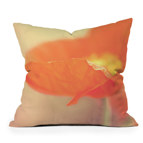 Bree Madden Orange Bloom Outdoor Throw Pillow