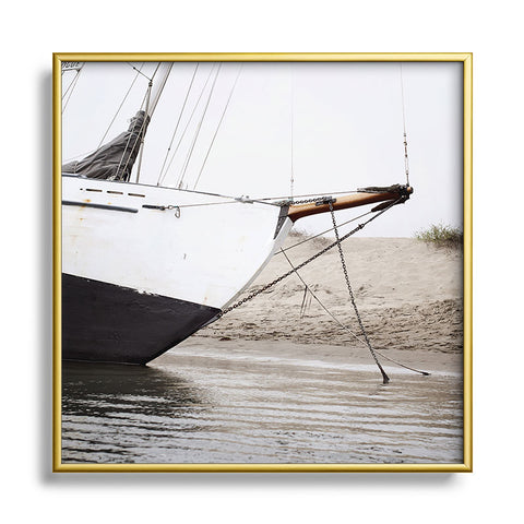 Bree Madden Sail Boat Square Metal Framed Art Print