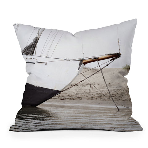 Bree Madden Sail Boat Outdoor Throw Pillow