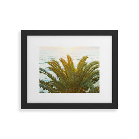 Bree Madden Sun Palm Framed Art Print