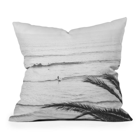 Bree Madden Surf Palms Outdoor Throw Pillow