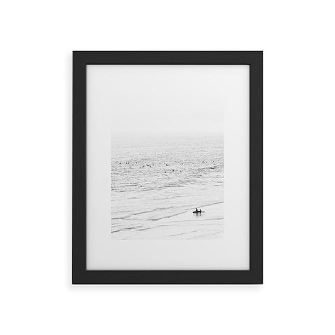 Bree Madden Three Surfers Framed Art Print