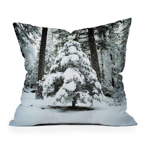 Bree Madden Winter Snow Outdoor Throw Pillow