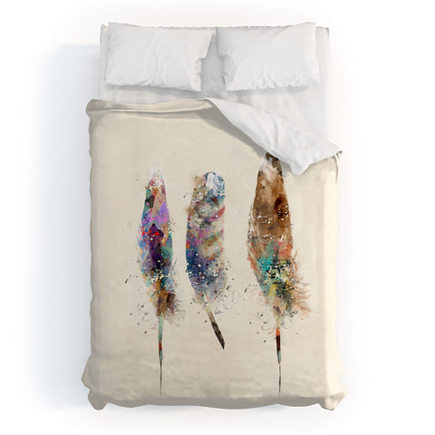 Brian Buckley free feathers Duvet Cover