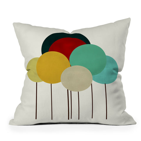 Brian Buckley Lets Celebrate Outdoor Throw Pillow