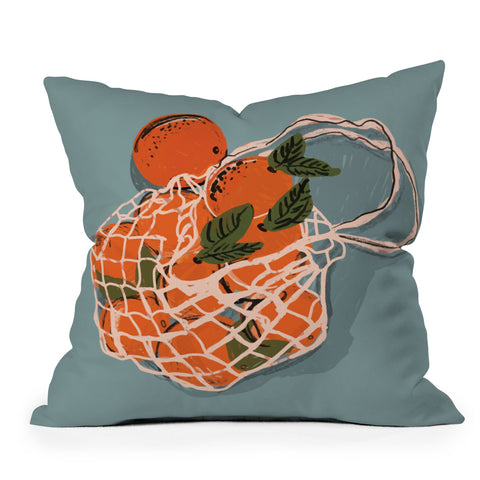 Britt Does Design Oranges I Outdoor Throw Pillow