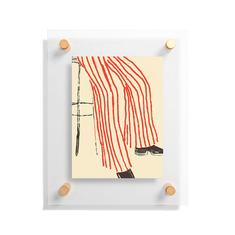 Britt Does Design Stripe Pants Floating Acrylic Print