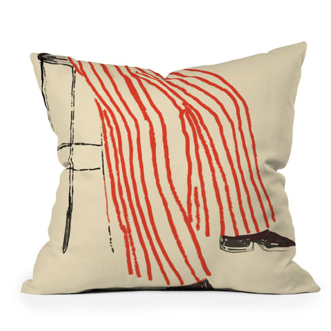 Britt Does Design Stripe Pants Outdoor Throw Pillow
