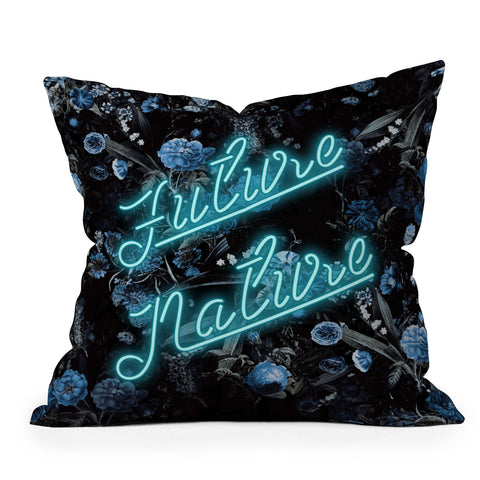 Burcu Korkmazyurek Future Nature Outdoor Throw Pillow