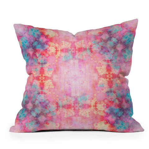 Caleb Troy Candy Outburst Outdoor Throw Pillow