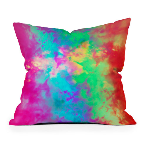 Caleb Troy Painted Clouds Vapors II Outdoor Throw Pillow