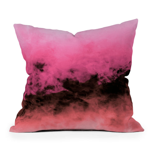 Caleb Troy Zero Visibility Highlighter Dust Outdoor Throw Pillow