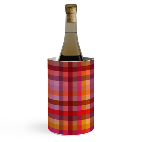 Camilla Foss Gingham Red Wine Chiller