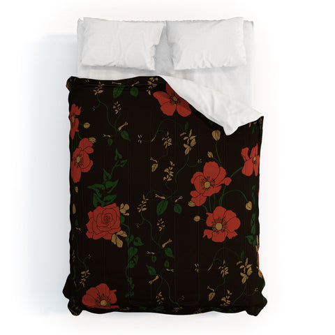 Camilla Foss Midnight Flourish Comforter