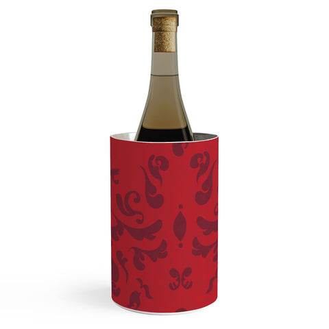 Camilla Foss Modern Damask Red Wine Chiller