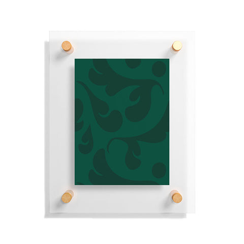 Camilla Foss Playful Green Floating Acrylic Print