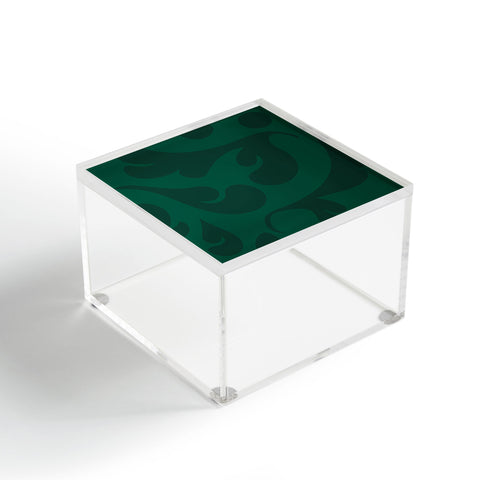Camilla Foss Playful Green Acrylic Box