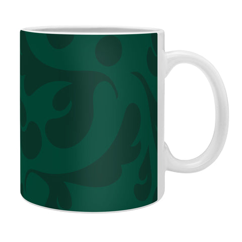 Camilla Foss Playful Green Coffee Mug