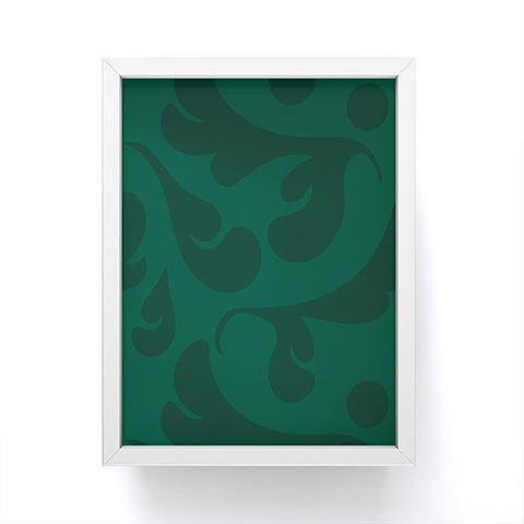 Camilla Foss Playful Green Framed Mini Art Print
