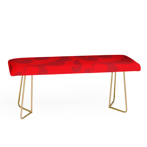 Camilla Foss Playful Red Bench