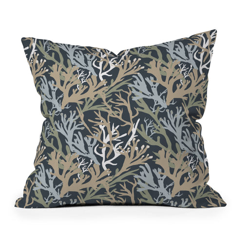 Camilla Foss Seaweed Outdoor Throw Pillow