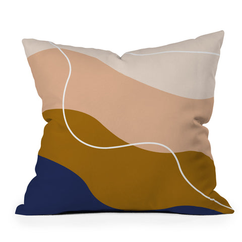 camilleallen modern chic pattern Outdoor Throw Pillow