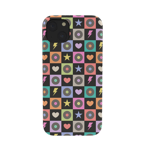 Carey Copeland Colorful Checkerboard 80s Phone Case
