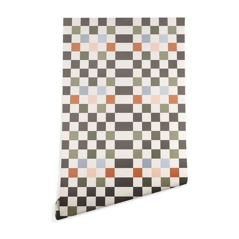 Carey Copeland Fall Checkerboard Wallpaper