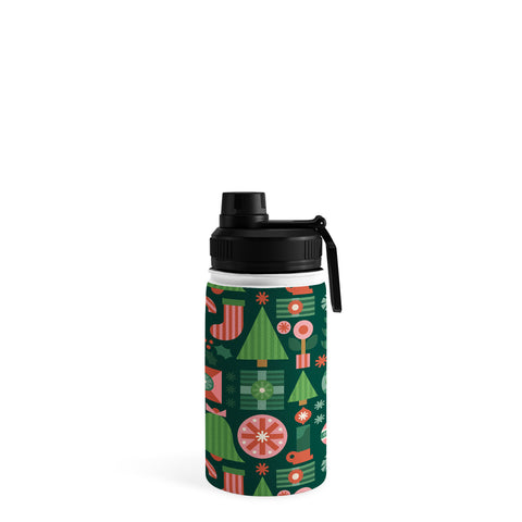 Carey Copeland Gifts of Christmas Pattern Water Bottle
