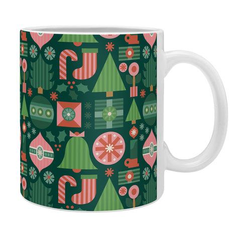 Carey Copeland Gifts of Christmas Pattern Coffee Mug