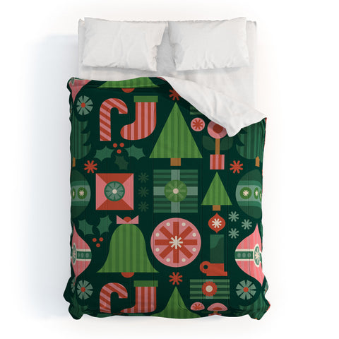 Carey Copeland Gifts of Christmas Pattern Comforter