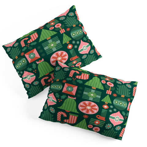 Carey Copeland Gifts of Christmas Pattern Pillow Shams
