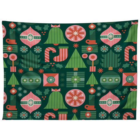 Carey Copeland Gifts of Christmas Pattern Tapestry