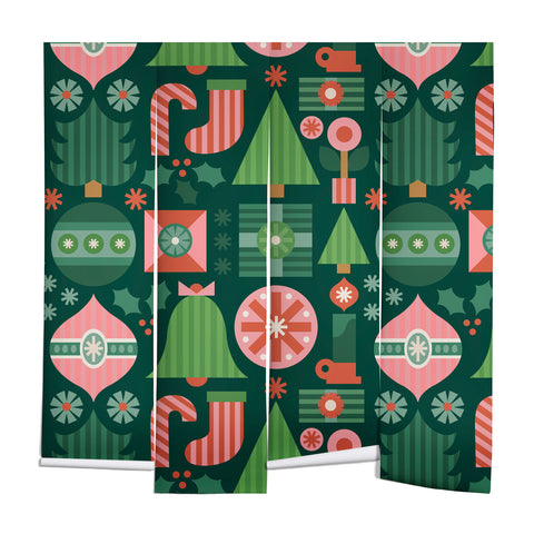 Carey Copeland Gifts of Christmas Pattern Wall Mural